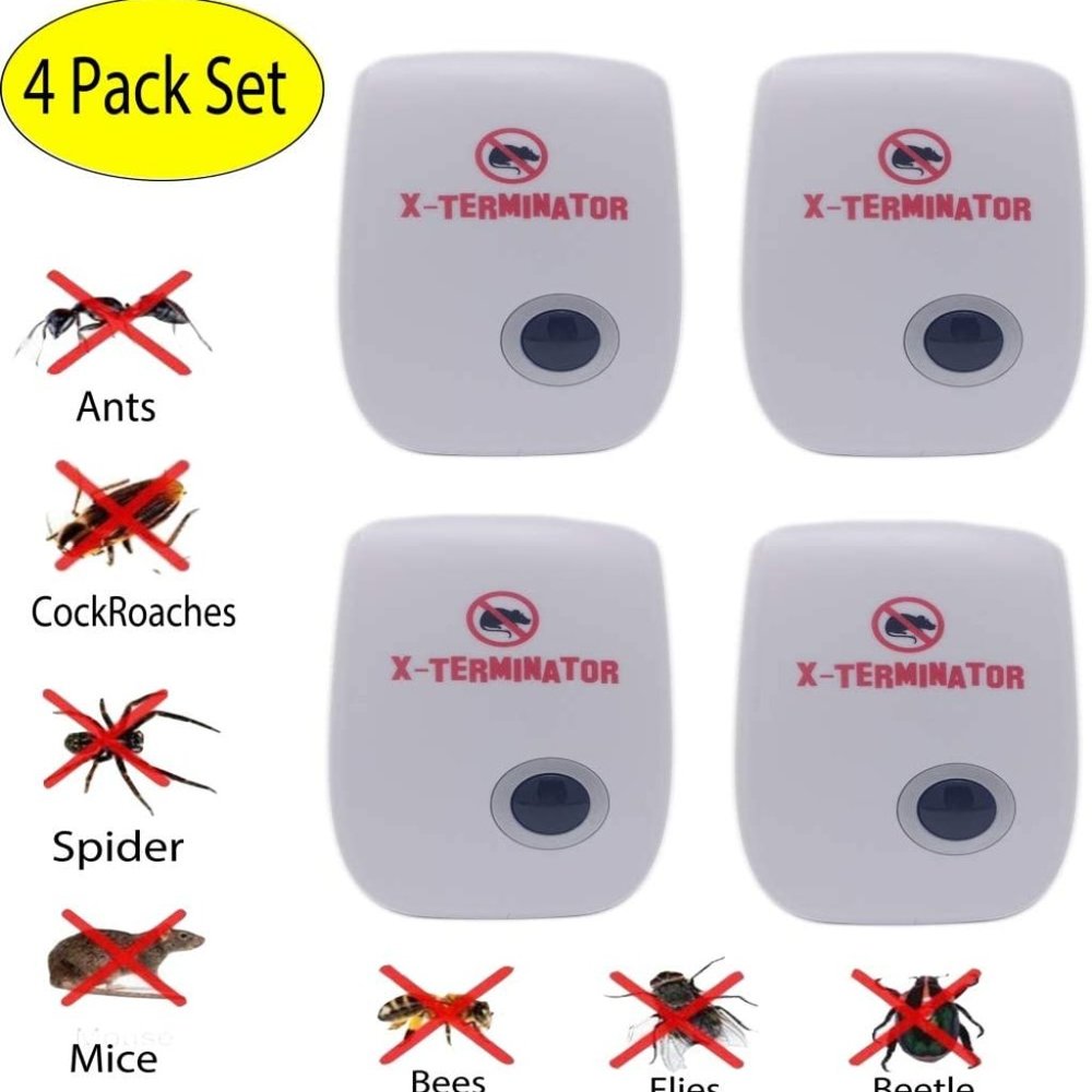 Ultrasonic Pest Repeller Mosquito Spider Cockroach Killer Reject Bug Rat mice